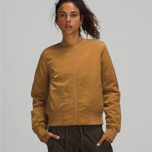 LULULEMON non-stop reversible bomber jacket. sz 8